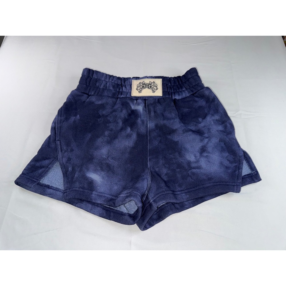 Darc Sport SHE Tie Dye Sweat Shorts Navy Blue Limited Edition XS - Picture 2 of 7